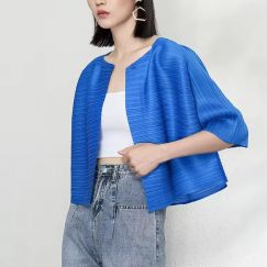 6 Pcs Womens Pleated Casual Cardigan