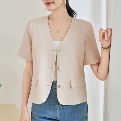 Thin Small Perfume Short Sleeved Jacket